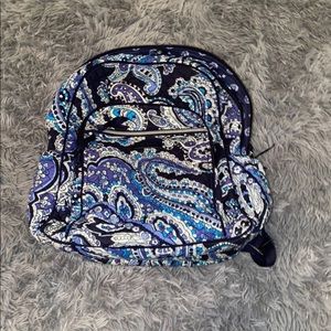 Vera Bradley Campus Backpack in Deep Night Paisley